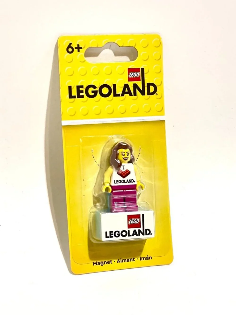 Lego 851331 Minifigure I love Legoland Girl Magnet New Sealed